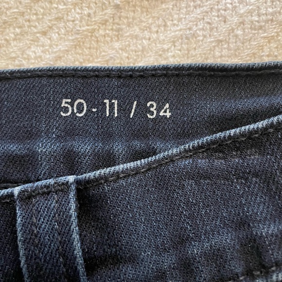 Mens jeans by Fidelity. Waist size 34” Color is Black. - Picture 6 of 8